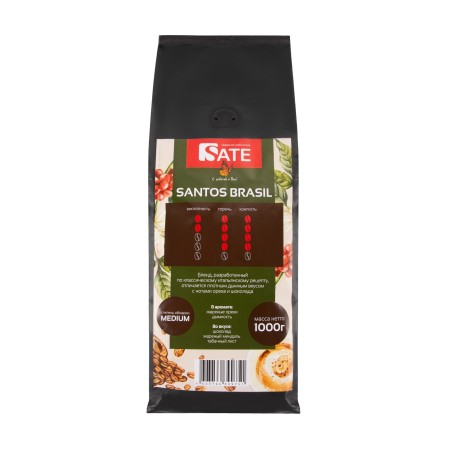 Sate Кофе в зернах Santos Brasil